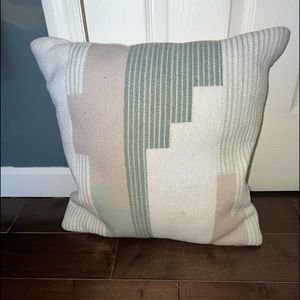 patterned throw pillow